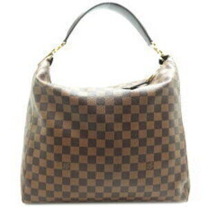 Louis Vuitton Portobello Shoulder Bag Damier Ebene Brown